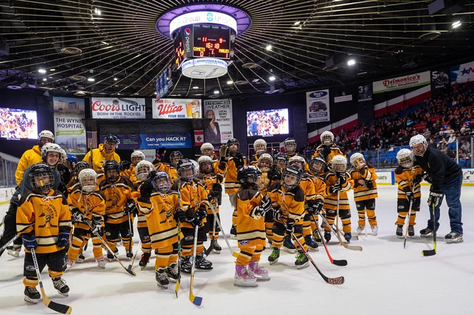 Mighty Loons at a Comets game