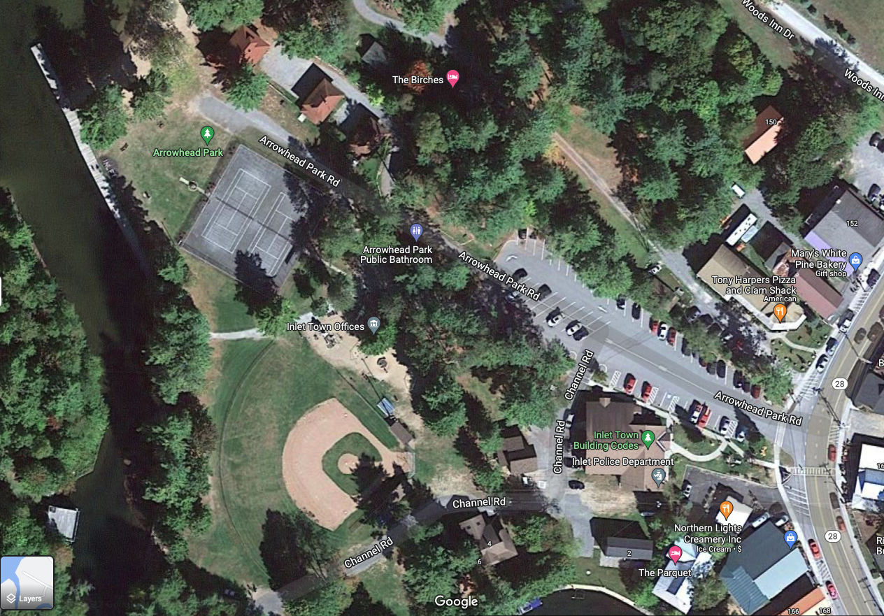 Aerial of Arrowhead Park