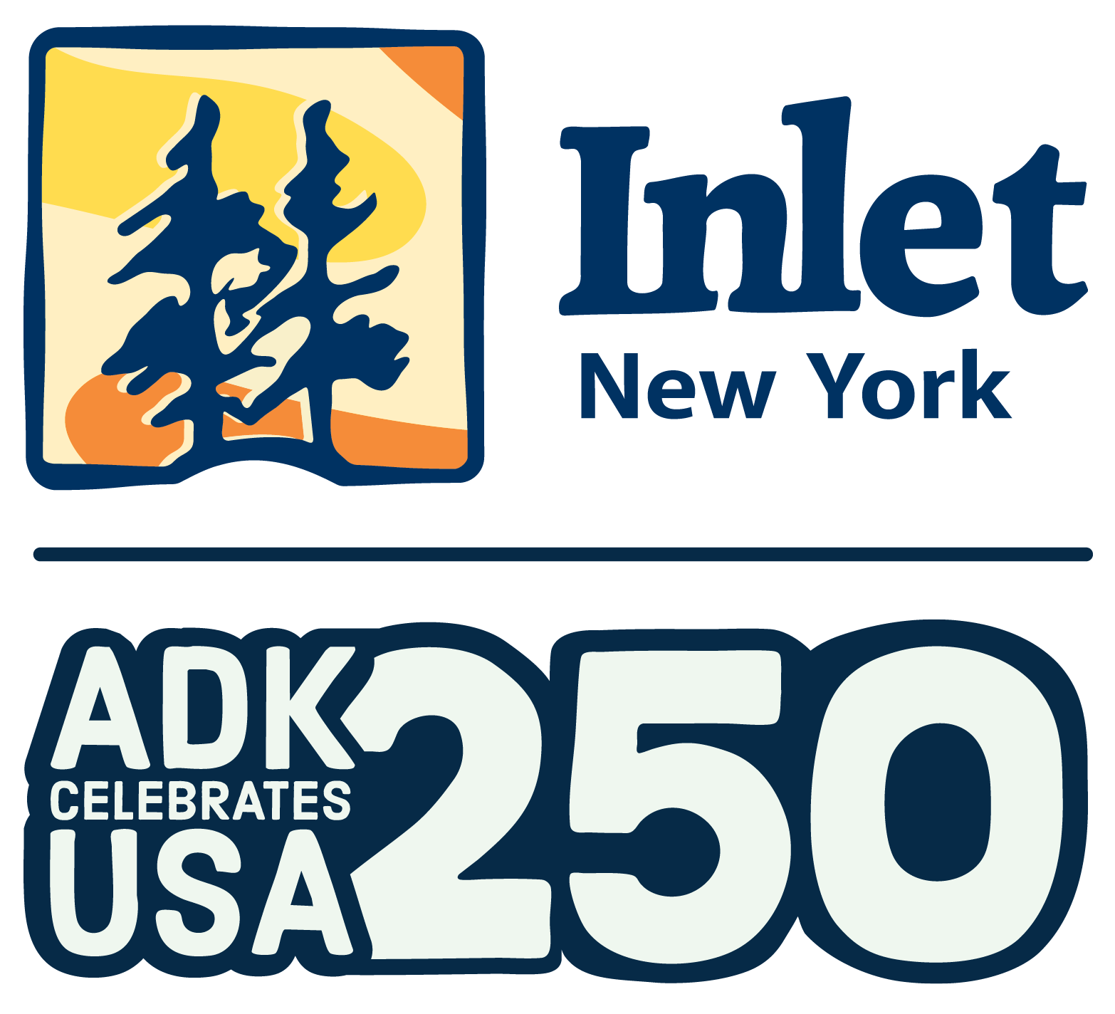 Stacked Logo Inlet 250 USA
