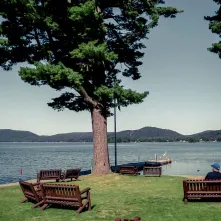 inlet park overlooking the water